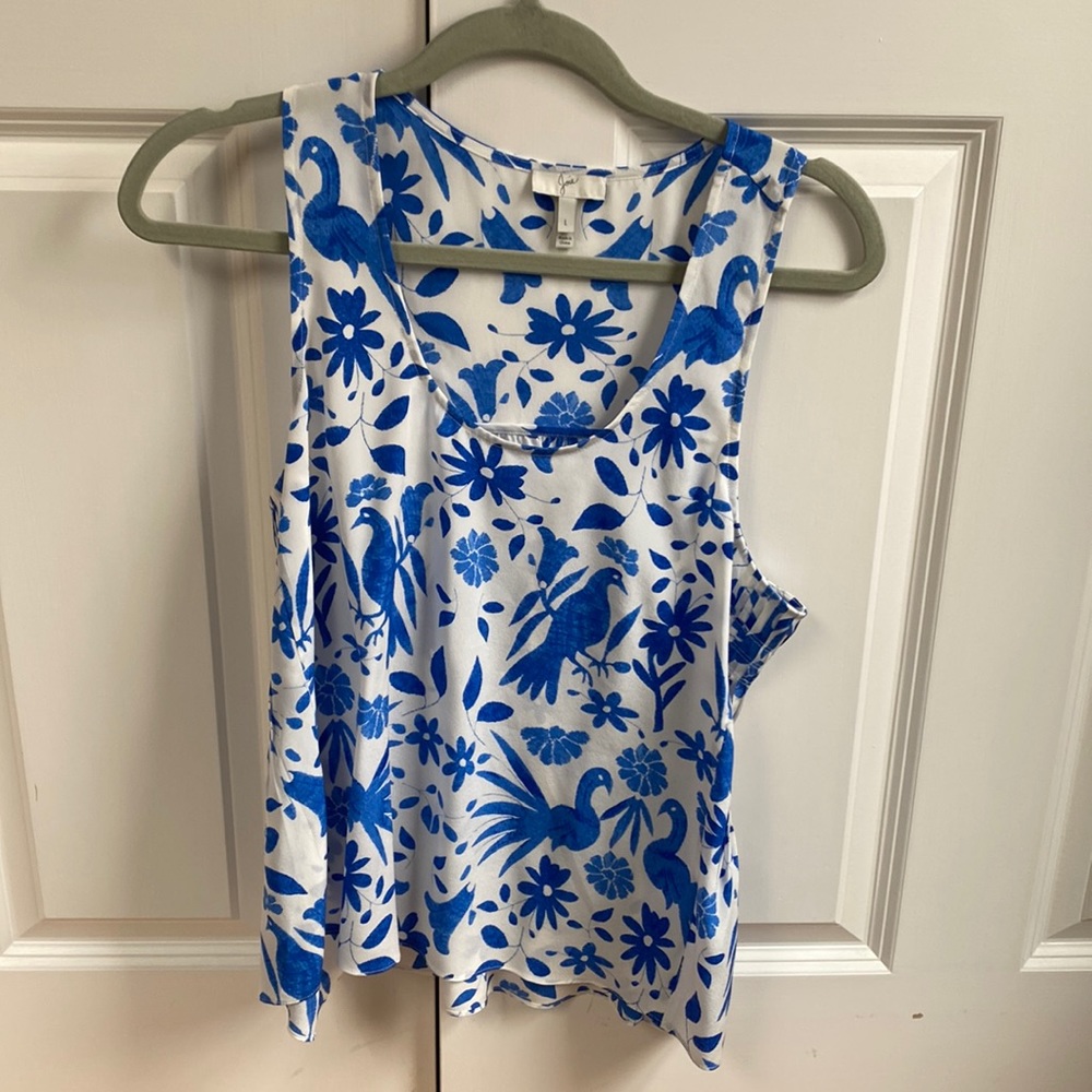 Joie tank top.  Cute bird print